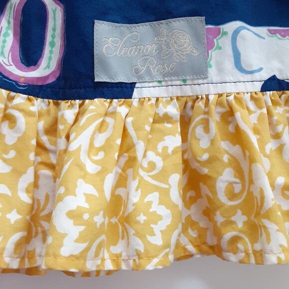 Eleanor Rose E is for Elephant Rhonda Twirl Dress Girls 8-10 Circus Alphabet - Picture 4 of 8